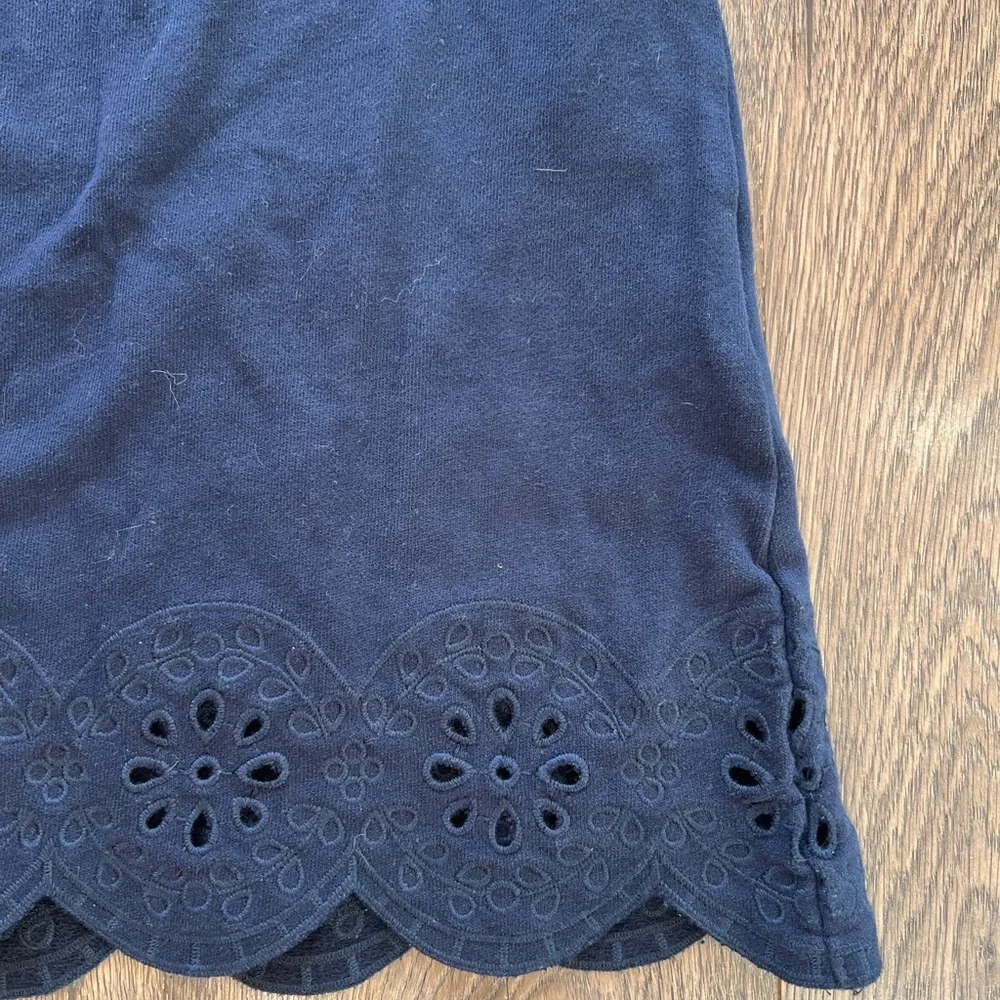 GAP Navy Blue Kids Dress with Button Detail